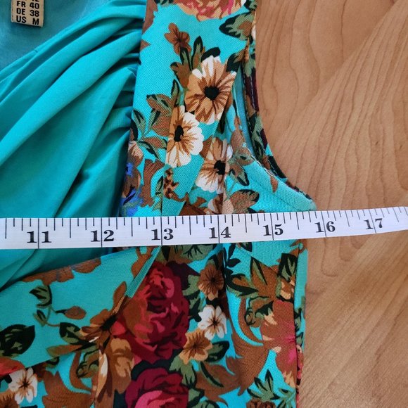 Lindy Bop Floral Ophelia Retro Rockabilly Dress M - Picture 10 of 14